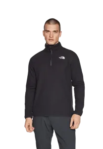 The North Face Glacier 1/4 Zip Men Hiking Fleece Black