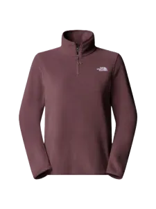 The North Face Glacier Fleece 1/4 Zip Women Hiking Fleece Tawny Quartz