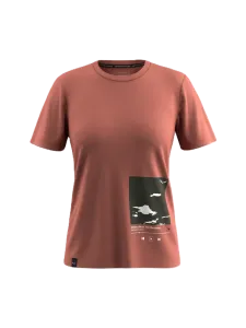 Salewa Eagle Cover Women Hiking T-Shirt Etruscan Red