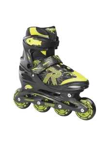 Roces Jokey 3 Boys Skating Roller Skates Black/Lime