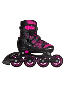 Roces Jokey 3.0 Girl Skating Roller Skates Black/Pink