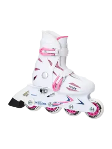 Roces Orlando Iii Girls Skating Roller Skates White/Pink