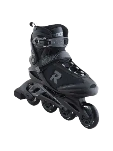 Roces Icon Men Skating Roller Skates Black/Dark Charcoal