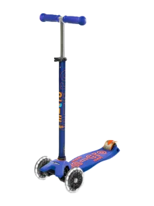 Micro Maxi Deluxe Kids Skating Scooter Blue/Orange