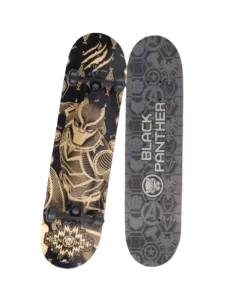 Joerex Marvel Black Panther Skating Skateboard Grey/Yellow