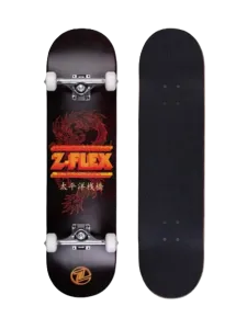Penny Dragon 8.25 Unisex Skating Skateboard Black/Orange