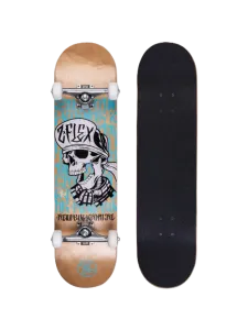 Penny Skull 8 Unisex Skating Skateboard Black/Brown