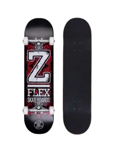 Penny Bold 8 Unisex Skating Skateboard Black/Red/White