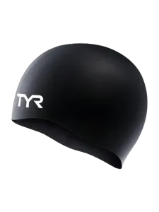 Tyr Wrinkle Free Unisex Swim Cap Black