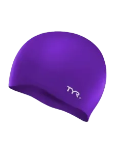 Tyr Wrinkle Free Women Swim Cap Purple