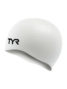Tyr Wrinkle Free Unisex Swim Cap White