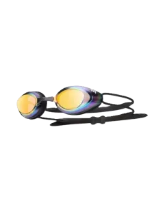 Tyr Black Hawk Racing Swim Goggles Gold/Rainbow/Black