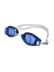 Tyr Team Sprint Unisex Swim Goggles Blue/White