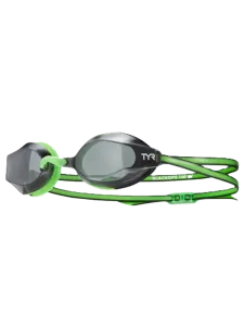 Tyr Blackops 140Ev Unisex Swim Goggles Smoke/Fluo Green