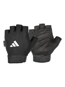 Adidas Accessories Essential Adjustable XL Unisex Fitness Gloves Black/White
