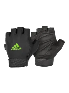 Adidas Accessories Essential Adjustable Fitness Gloves Black/Green