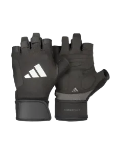 Adidas Accessories Strength Training Unisex Fitness Gloves Black