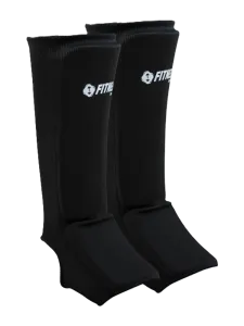 Fitness Factory 1104 Shin In Steps Unisex Fitness Protection Black