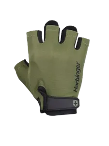 Harbinger Power 2 Unisex Fitness Gloves Olive