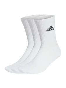 Adidas Cushioned Crew 3 Pairs Unisex Sportswear Sock White