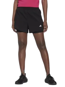 Adidas Two-In-One Women Training Short Black/ White