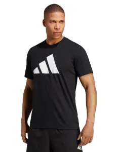 Adidas Essentials Feelready Logo Men Training T-Shirt Black/White