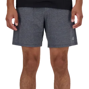 New Balance Essentials Heathertech Men Performance Short Blackish/Grey