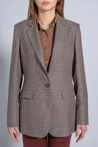 Single Breasted, Tailored Longline Blazer