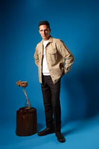 Cotton Overshirt With Two Front Pockets