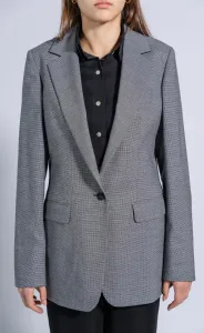 Single Breasted, Tailored Longline Blazer