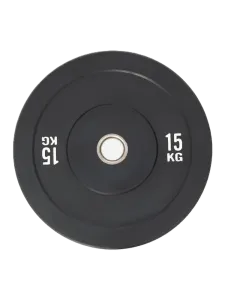 Aln Accessories Rubber Bumper Plates 15 Kg Black