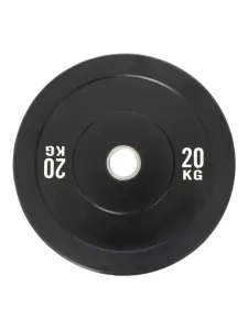 Aln Accessories Rubber Bumper Plates 20 Kg Black