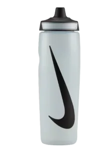 Nike Refuel 24 Oz Unisex Training Water Bottle Natural/Black
