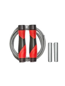 Reebok Accessories Fitness Premium Skipping Rope Red/Black/Grey