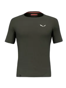 Salewa Pedroc Dry Men Hiking TShirt Dark Olive