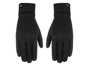 Salewa Cristallo Liner Unisex Hiking Gloves Black Out