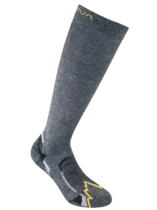 La Sportiva X Cursion Unisex Hiking Sock Black/Yellow