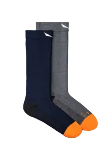 Salewa Mountain Trainer Men Hiking Sock Blue Navy Blazer