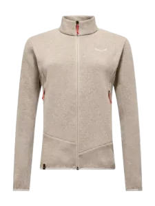 Salewa Puez Rocca Polarite Women Hiking Jacket Beige Oatmeal