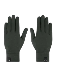 Salewa Cristallo Merino Liner Men Hiking Gloves Green Dark Olive