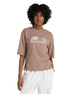New Balance Gradient Runner Women Lifestyle T-Shirt Earth Shadow