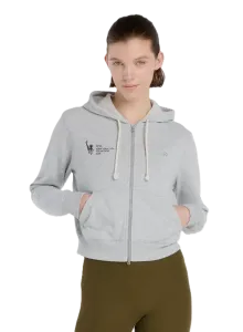 New Balance Nyc Marathon Coastal Fleece Full Zip Women Lifestyle Hoody Athletic Grey