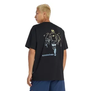 New Balance Before And After Men Lifestyle T-Shirt Black
