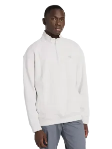 New Balance Athletics 1/2 Zip Men Sweatshirt Ash Heather