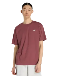 New Balance Sport Essentials Cotton Men Lifestyle T-Shirt Burgundy