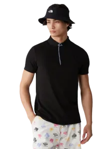 The North Face Premium Men Polo Short Sleeve Black