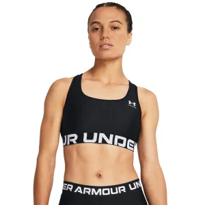 Under Armour Authentics Branded Women Training Bra Black/White