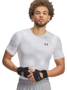 Under Armour Heatgear Printed Men Training T-Shirt White