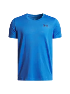 Under Armour Tech Vent Jacquard Boys Training T-Shirt Blue Atlantis