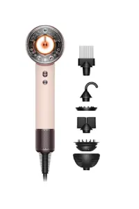 Supersonic Nural Dyson Ceramic Pink Curly to Coily
